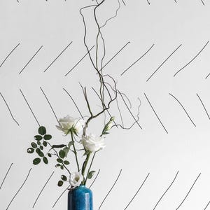 Horizontal Pick up Sticks Pattern Self-adhesive Wallpaper | Herringbone