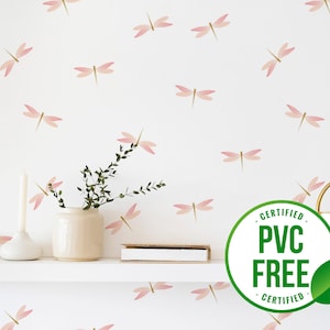 Libelle Tapete | Ablösbare Tapete oder ungeklebte Tapete - PVC-Frei | Mystische Minimalistische selbstklebende Tapete