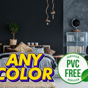 Plain colored self-adhesive wallpaper | One color Removable Peel and Stick wallpaper or Unpasted wallpaper - PVC-Free