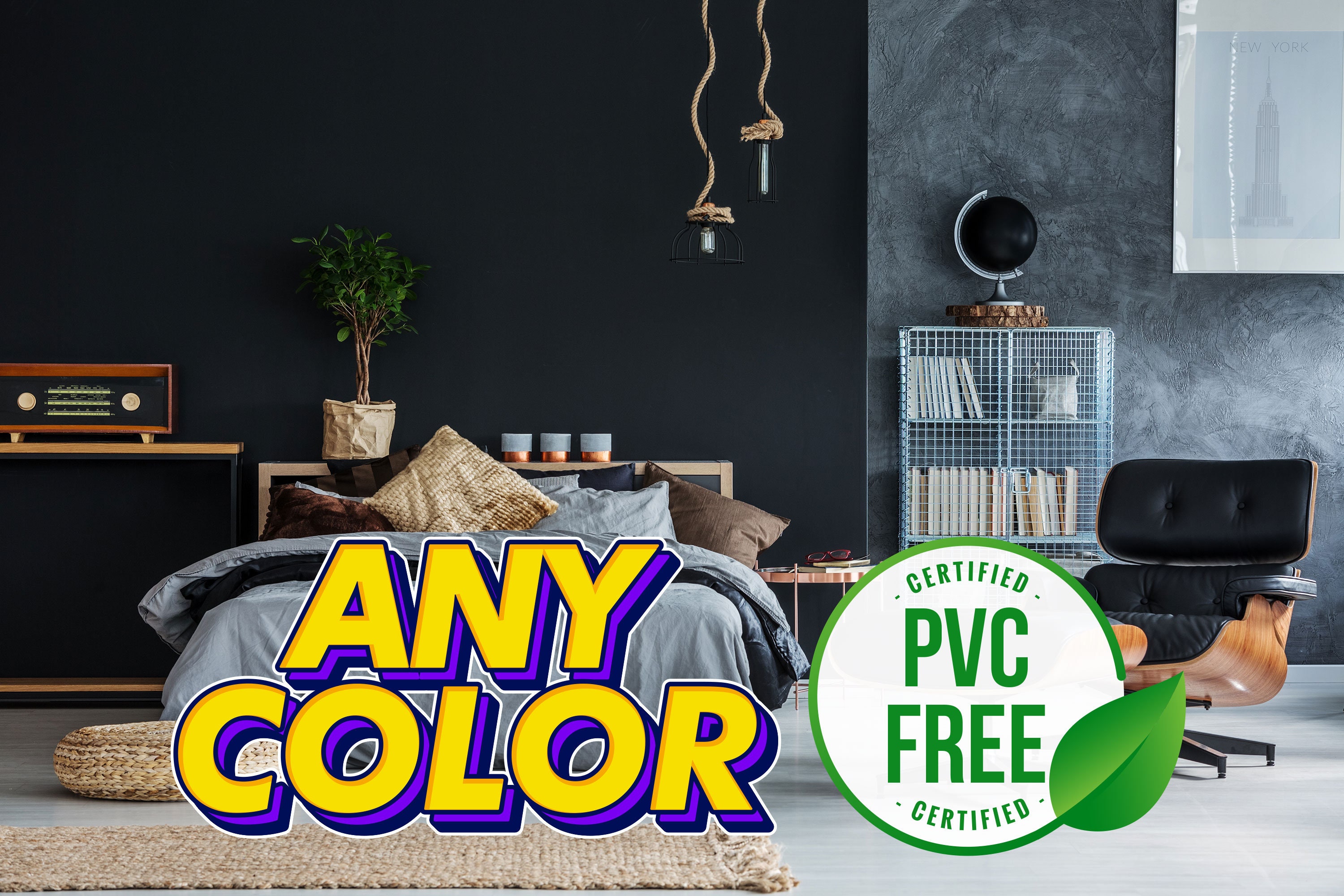 Plain Colored Self-adhesive Wallpaper | One Color Removable Peel and ...