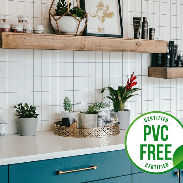 Subway Tile Wallpaper Etsy