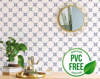 70s retro self-adhesive wallpaper | Tile removable peel and stick wallpaper - PVC-Free material & Eco-friendly Inks