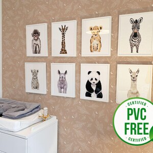 ボヘミアン壁紙 | 保育園用剥がして貼れる壁紙または未糊付け壁紙 - PVCフリー | 葉っぱの粘着壁紙