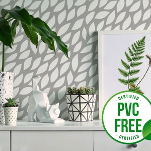 Leaf self-adhesive wallpaper | Seamless Removable Peel and Stick wallpaper or Unpasted wallpaper - PVC-Free
