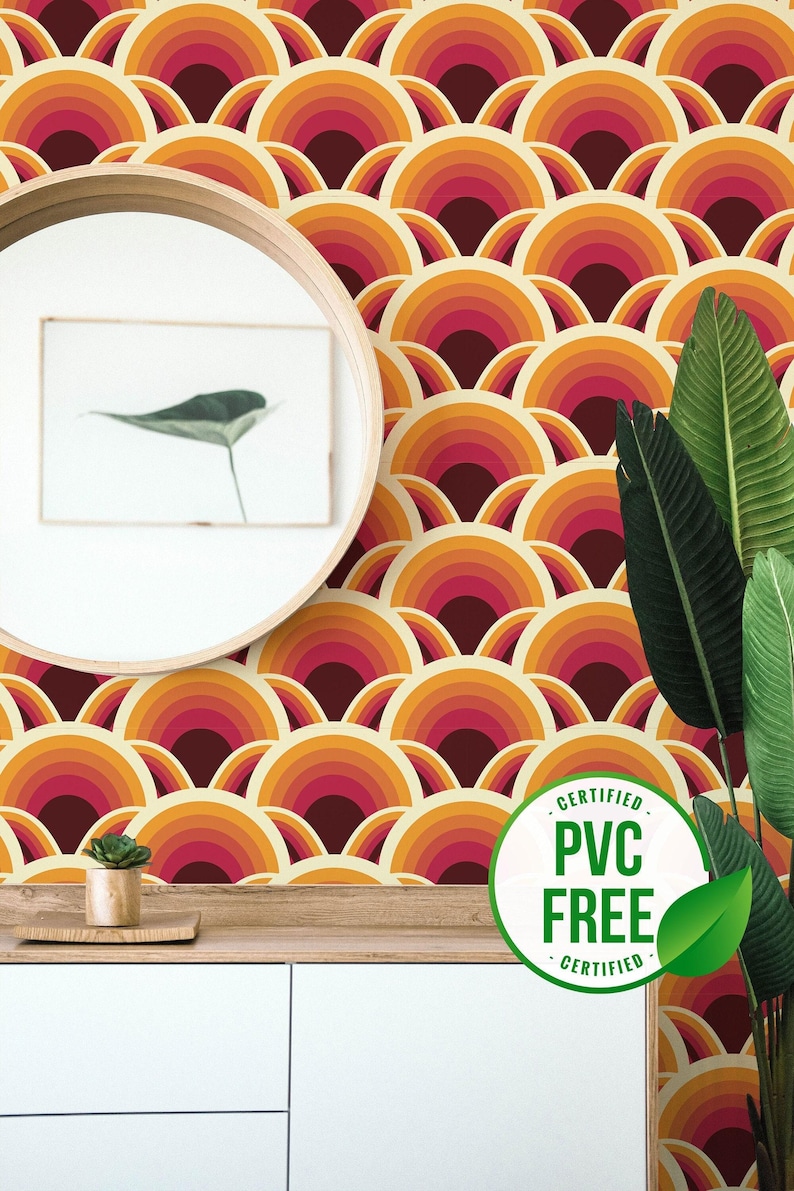 70s Wallpaper Peel And Stick