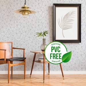 Carta da parati autoadesiva a mosaico / Carta da parati rimovibile con poligoni Peel and Stick o Carta da parati non incollata - Senza PVC / Carta da parati geometrica