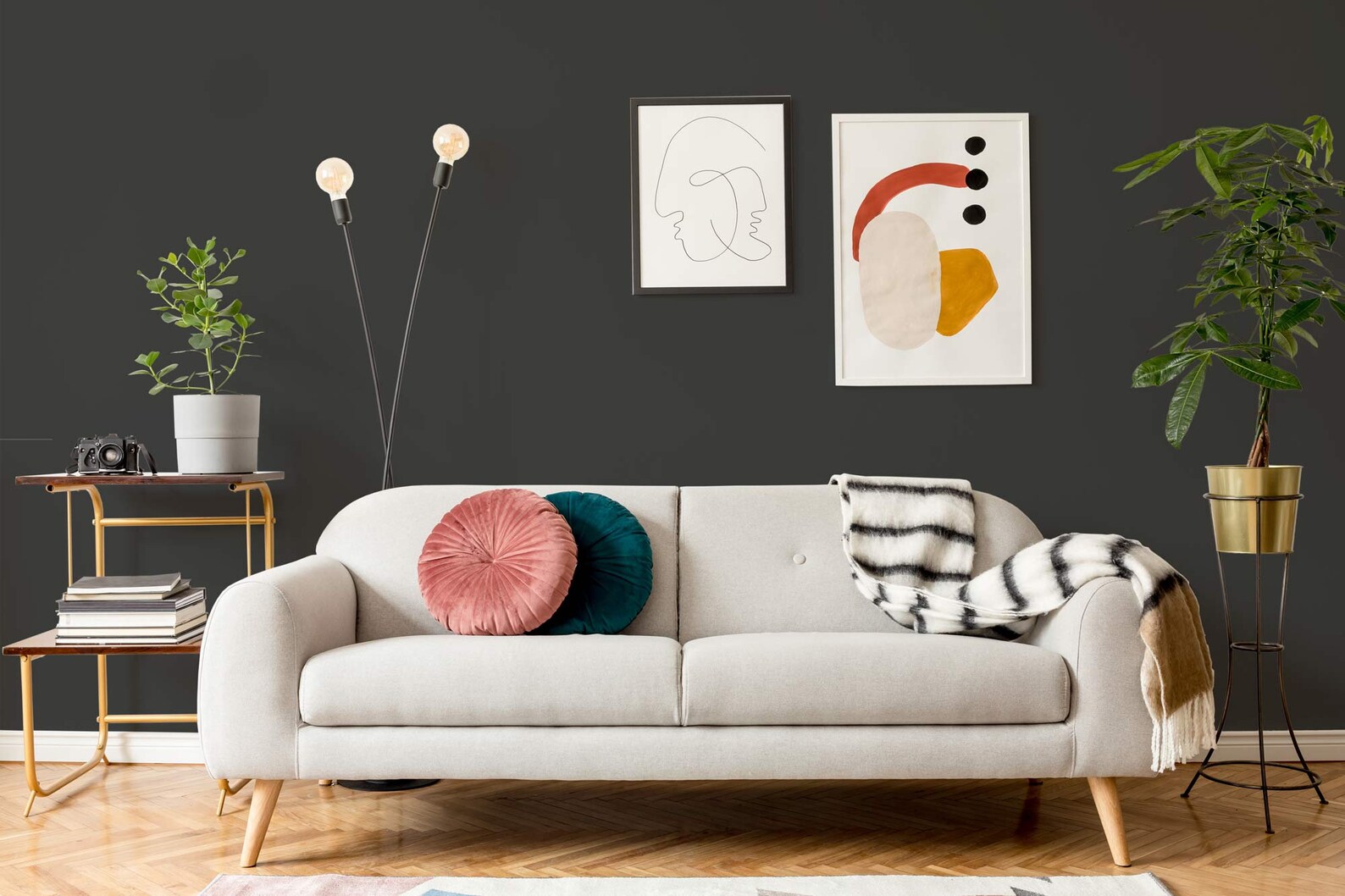 Plain Black Selfadhesive Wallpaper Solid Black Removable Etsy