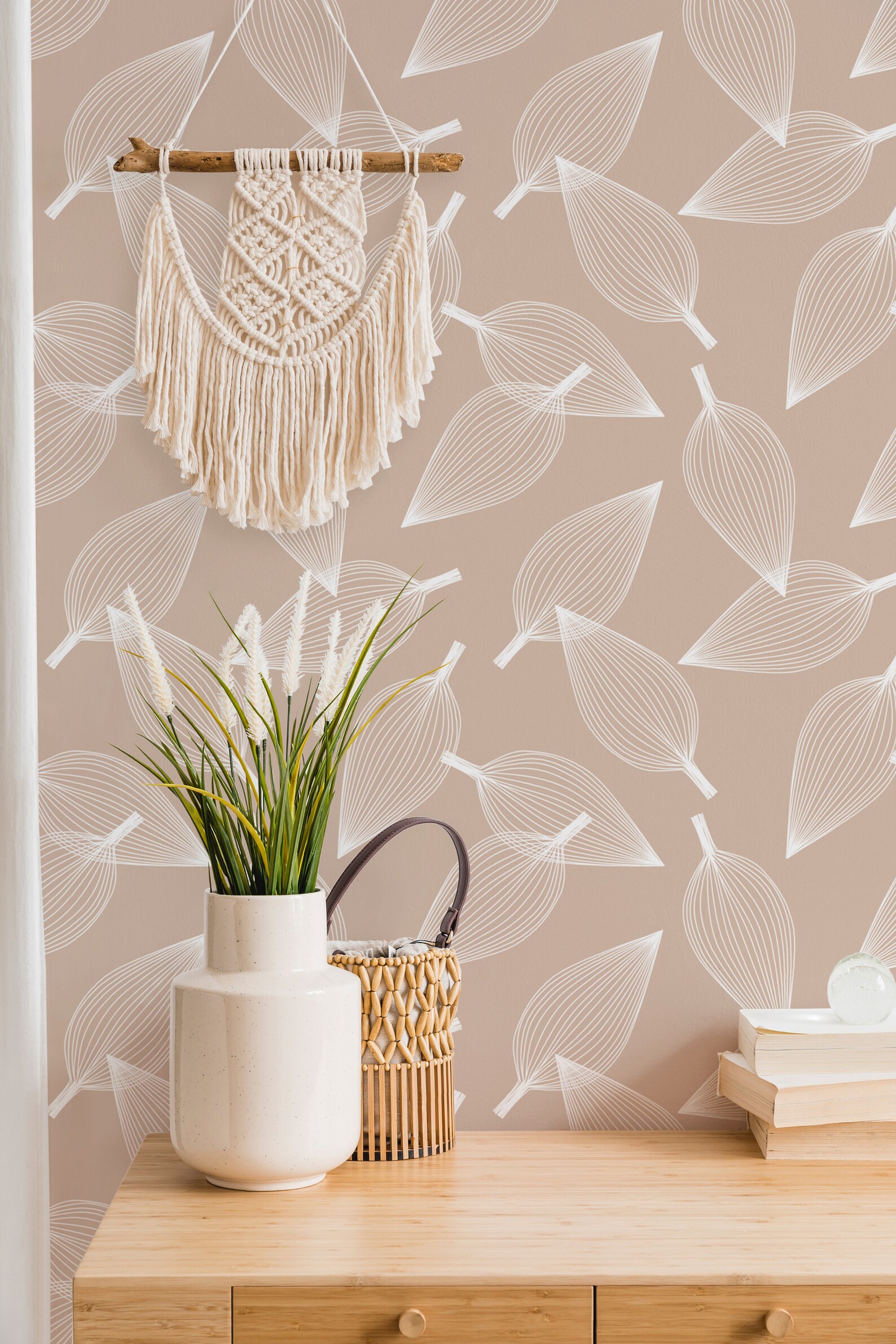Neutral Nursery Wallpaper Removable Peel and Stick Wallpaper Etsy