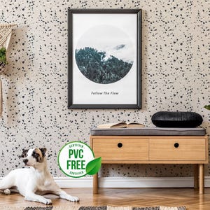 Terrazzo wallpaper | Mosaic Removable Peel and Stick wallpaper or Unpasted wallpaper - PVC-Free | Terrazzo Self-adhesive wallpaper