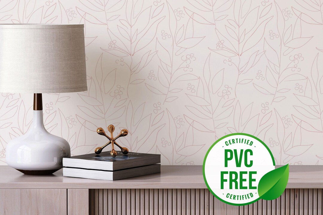 Pink Floral Wallpaper | Removable Peel and Stick Wallpaper or Unpasted ...