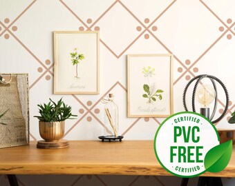 Tile self-adhesive wallpaper | Geometric Removable Peel and Stick wallpaper or Unpasted wallpaper - PVC-Free