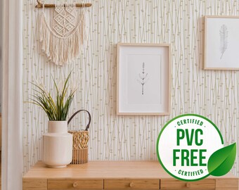 Retro line self-adhesive wallpaper | 70s Removable Peel and Stick wallpaper or Unpasted wallpaper - PVC-Free | Mid-century wallpaper