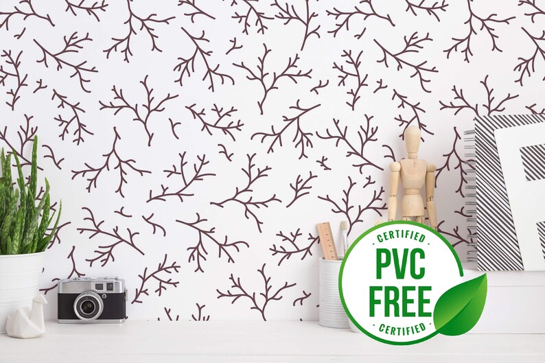 Burgundy Stick Wallpaper Removable Peel and Stick Wallpaper Etsy