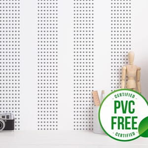 Papier peint autocollant Petits carrés | à rayures amovibles autocollantes ou non encollées - Sans PVC | Papier peint amovible à pois