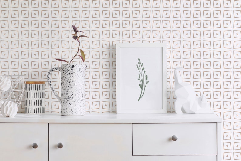 Greek Key Wallpaper Removable Peel and Stick Wallpaper or Etsy