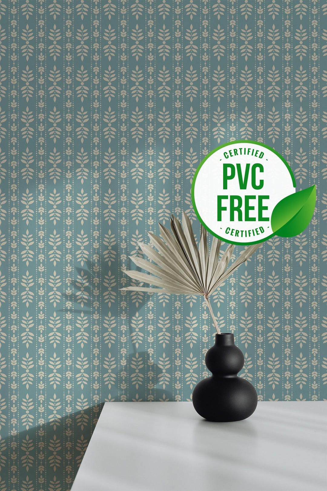 Green Retro Wallpaper | Removable Peel and Stick Wallpaper or Unpasted ...