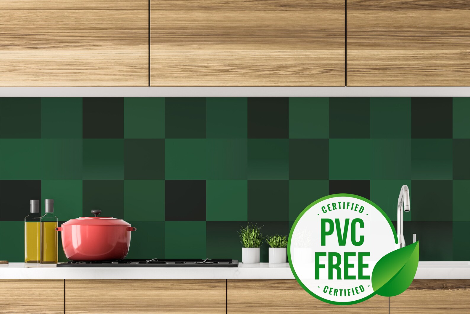 Dark Green Tile Wallpaper Removable Peel and Stick Wallpaper Etsy