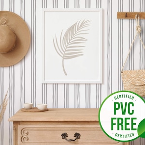 Uneven line wallpaper | Removable Peel and Stick wallpaper or Unpasted wallpaper - PVC-Free | Striped French Stripe Self-adhesive wallpaper