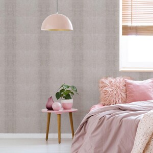 Papel pintado autoadhesivo imitación piel de cocodrilo / Papel pintado removible imitación cuero o sin adhesivo - Sin PVC / Decoración de pared con estampado animal imagen 6