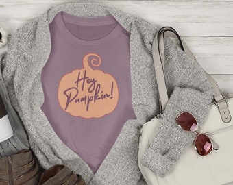 Hey Pumpkin Svg: Fall Shirt Design (Digital Download)