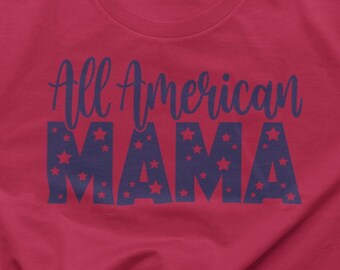 American Mama SVG, Patriotic Mom Design (Digital Download)