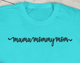 Boho Mama Mommy Mom SVG, Mothers Day T-shirt Design (Digital Download)