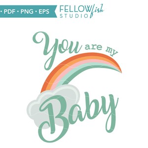 After the Storm Rainbow, Newborn Shirt Design, Miracle Baby Gift, Nursery Rainbow Quote, Baby Shower Shirt Png, Rainbow Baby Svg, Infant Png