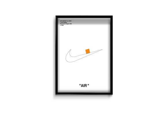 nike off white poster