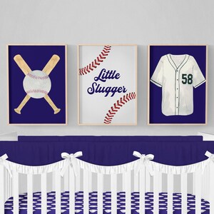 Baseball Nursery Prints, Baseball Nursery Decor, Set of 3 Prints, Boy Nursery Decor, Sports Nursery, Baseball Wall Decor, Baseball Prints