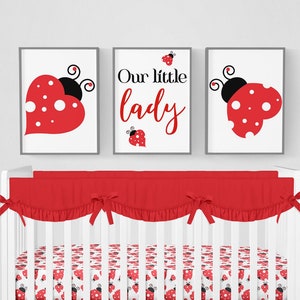 Ladybug Nursery Prints Ladybug Nursery Ladybug Nursery Decor