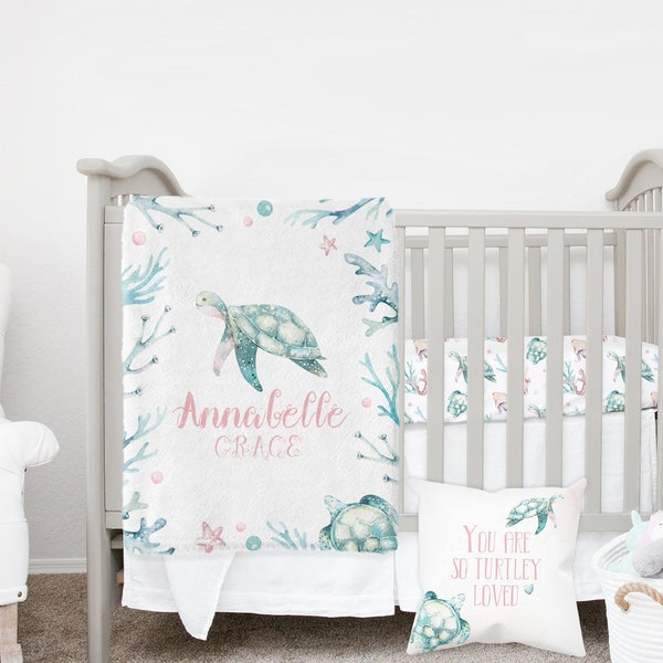 Sea Turtle Bedding Etsy