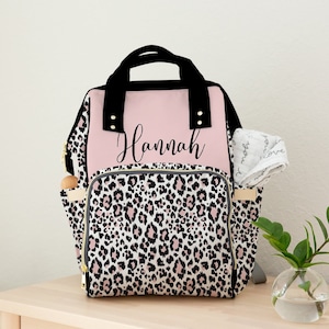 Mommy sales bag leopard