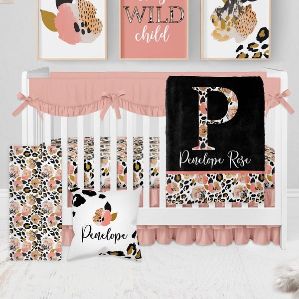 Leopard Baby Bedding Etsy