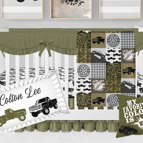 Country Crib Bedding Baby Boy Crib Bedding Set Country Baby Etsy