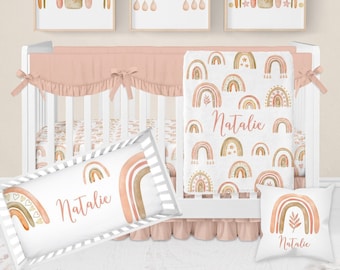 rainbow nursery bedding