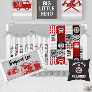 Red and grey nursery bedding clearance