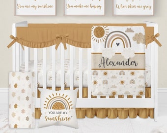 My Sunshine Yellow Crib Bedding Set Sunshine Crib Bedding Top