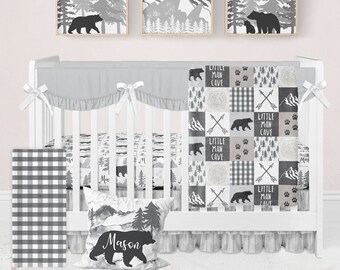 carter's rustic bear crib bedding set