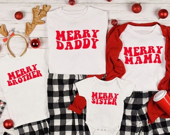 Matching Family Christmas Shirts, Merry Christmas Shirts, Christmas Pajamas, Personalized Family Pajamas, Christmas Tshirts, Family Shirts
