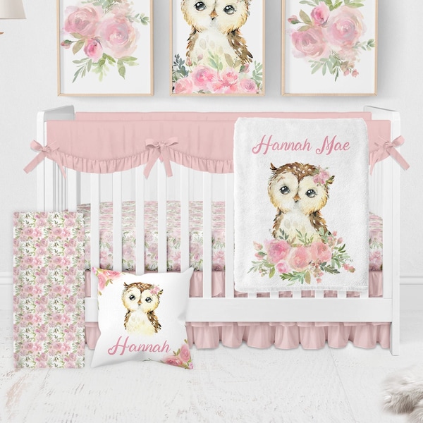 Owl Nursery Bedding Etsy