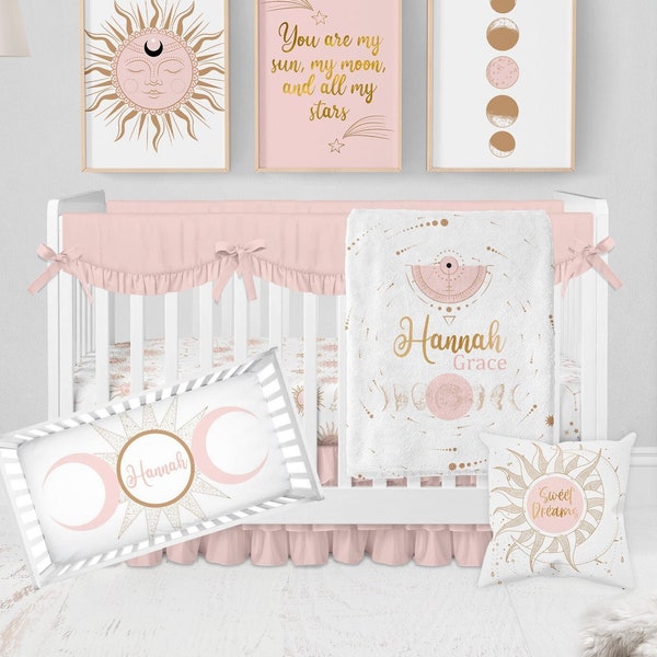 Celestial Bedding Sun and Moon Etsy