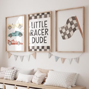 Racing Car Nursery Prints, Boy Bedroom Wall Art, Race Car Nursery Decor Boy, Race Car Decor, Baby Boy Nursery Decor, Race Car Wall Decor Boy