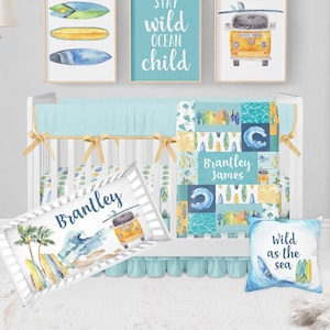 Seashell crib bedding best sale