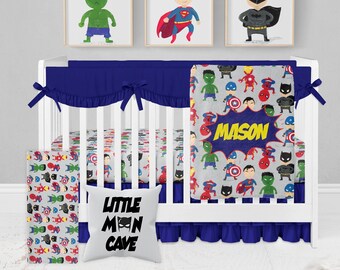 avengers crib bedding set
