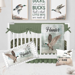 Boys hunting bedding top