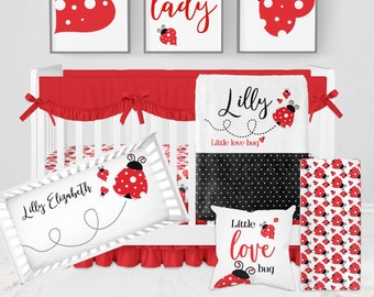 ladybug nursery bedding