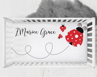 ladybug nursery bedding