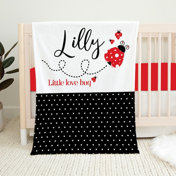 Ladybug Blanket Etsy