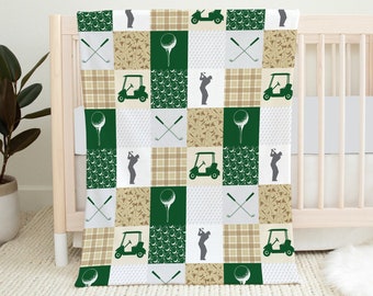 golf crib bedding