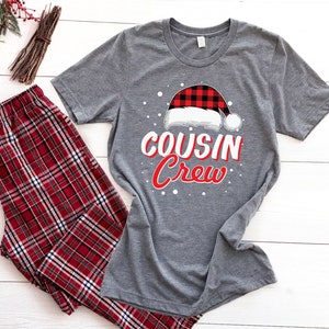 Christmas Cousin Crew Shirts, Cousin Shirts, Matching Family Christmas Pajamas, Christmas Crew Family Christmas Shirt, Christmas T Shirt PJs